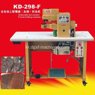 Kangda KD-298-A 새로운 CNC 접이식 기계 주위 가죽 상단 접이식 기계 완전 자동